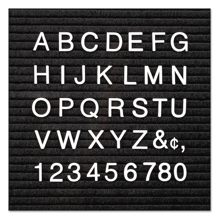 Quartet Character Sets, Pin, White, 1/2", PK300 4421